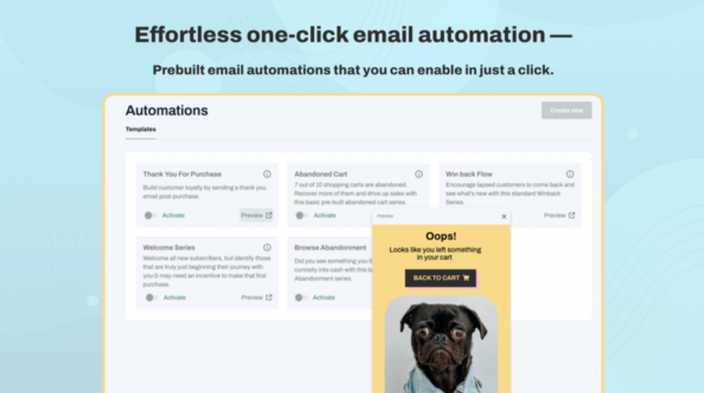TinyEmail email automation